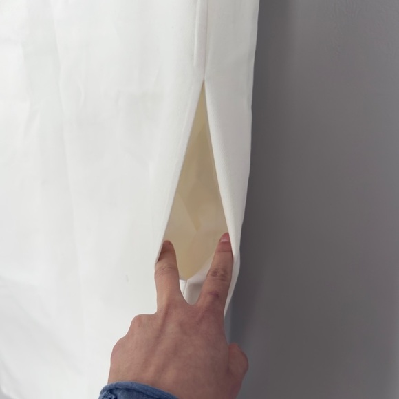 Oscar De La Renta White Mini Shift Dress NWT - Picture 5 of 11